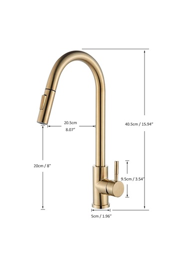Mutfak Musluğuna Dokunarak Aşağı Püskürtücü, Sensör Lavabo Musluğu 2 Su Modları, 304 Ss 1