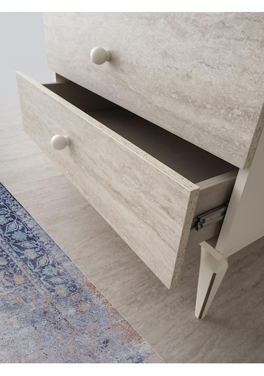 Petra 2 Kapaklı Aynalı Elbise Dolabı Gardrop 120x55x200