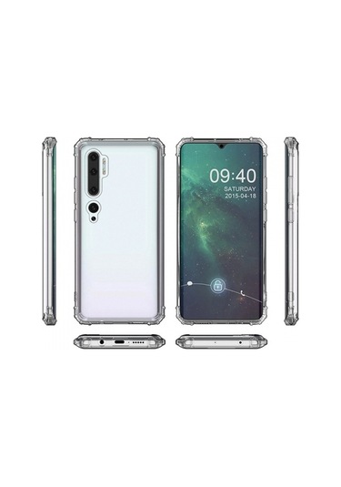 Blogy Note 10 İle Uyumlu Crystal Fit Kılıf Crystal Clear