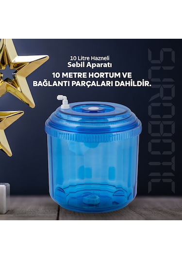 Surobotic Smart 10 Litre Hazneli Sebil Aparatı - 10 Metre Hortum