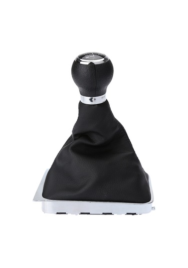 Teltree Vw Passat B6 İçin 5 Vites Manuel Vites Çubuğu Seti - Deri Kapak Ve Kasa Dahil, Kolay Kurulum, Tam Değiştirme Parça Siyah