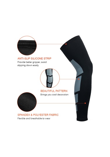 Dianziye Xl Beden Yeşil Spandex-polyester Spor Bilekliği: Basketbol Futbol Koşu Bisiklet İçin Knee Sleeve, Güneş Koruma Ve Esneklik Sağlar