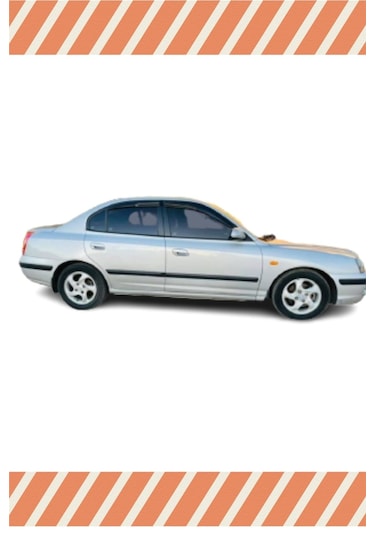 Hyundai Elantra 2002-2007 Modellerine Özel 4'lü Mügen Tip Cam Rüzgarlığı