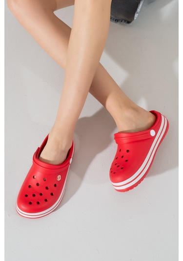 Carlaverde Doktor Hemşire Aşcı Havuz Günlük Comfort Terlik 5001 Kırmızı