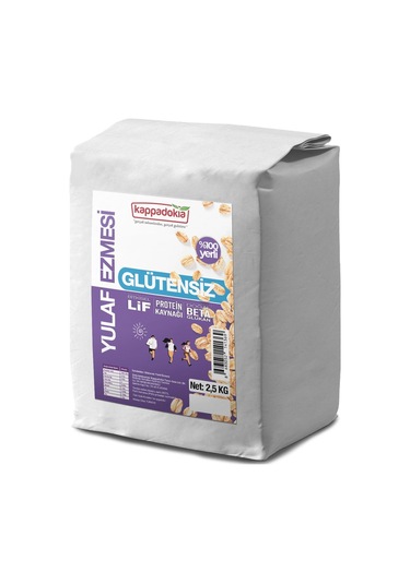 Kappadokia Glütensiz Yulaf Ezmesi Yerli Ve Katkısız 2,5 Kg