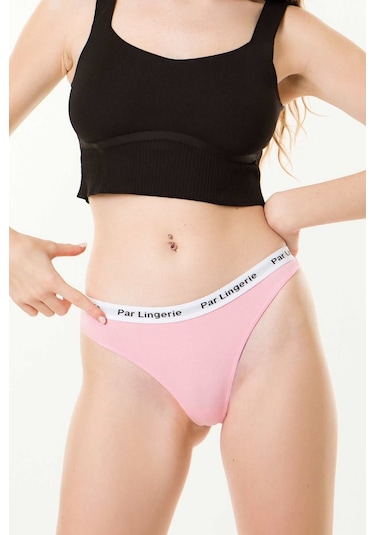 Parlingerie Kadın String Tanga Pembe