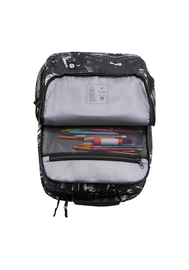 HP Campus 7J592AA XL Marble Stone 14"-16" Notebook Sırt Çantası - Siyah-beyaz