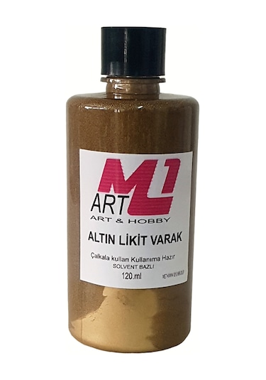 M1 Art Altın Likit Varak 120 ML