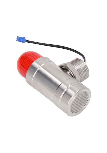 Yaozixa Dc24v Aydınlatmalı Sesli Alarm, 304 Paslanmaz Çelik, Patlama Engellli, G3/4 Bağlantı, Su Ve Korozyon Dayanıklı, 100 Db Penetrasyon