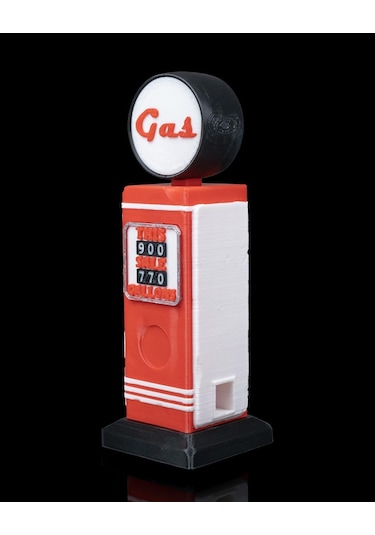 Pump It Up Kablo Tutucu Retro Benzin Pompası Tasarımı-175