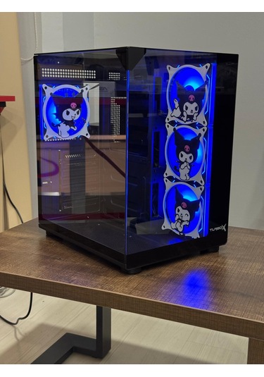 Turbox Teras Kuromi Karakterli Rgb Akvaryum Kasa Siyah