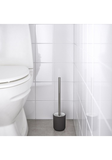 Ikea Ekoln Tuvalet Fırçası Koyu Gri 38 Cm 80427310 Renkli