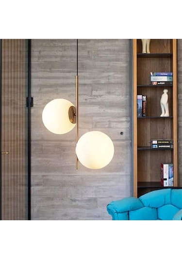 Malibu Modern Genç Odası Mutfak Salon Avize 2'li Eskitme