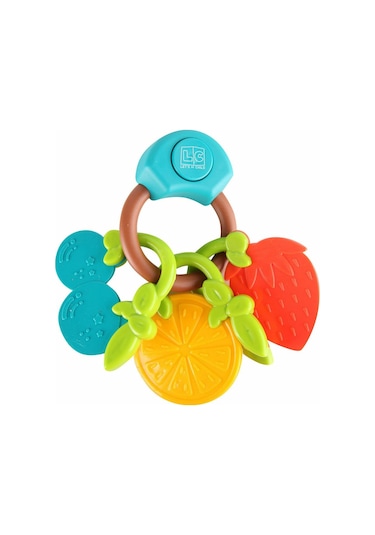 Let's Be Child Müzikli Meyve Dişlik & Çıngırak LC-30928 Çok Renkli