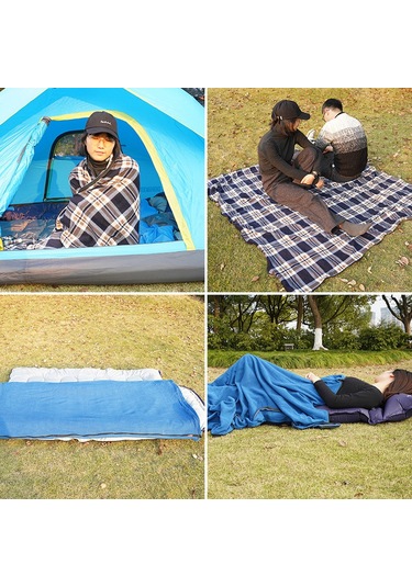 Shineyee At6109 Yetişkin Kullanıma Özel Piknik Yastığı, Dış Mekan Kamp İçin Yumuşak Plüvöz Malzeme, Eğlenceli Sallama Sesli Tasarım, Kahve Desenli Uyku Çantası Çok Renkli