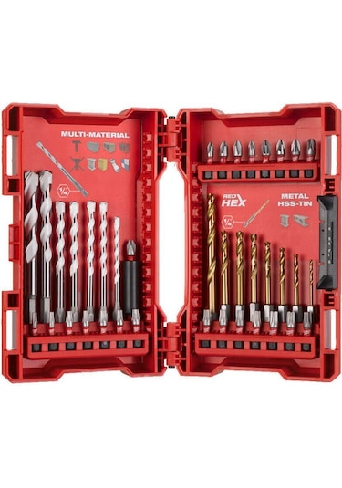 Milwaukee Darbeli Tornavida Matkap Ucu Seti 39 Parça 4932479853