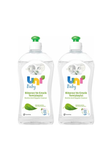 Uni Baby Parfümsüz Biberon ve Emzik Temizleyici 2 x 500 ML