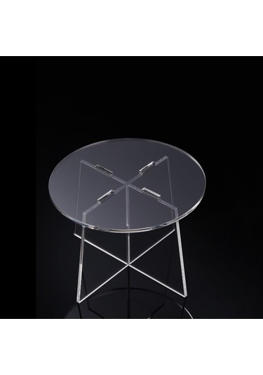 Suofeng Modern Akrilik Bitki Suniği - Ev Ofis Dekorasyonu İçin Çiftlü Transparan Masaüstü Serinleyici, Taşınabilir Mutfak Ofis Görünüm Aracı