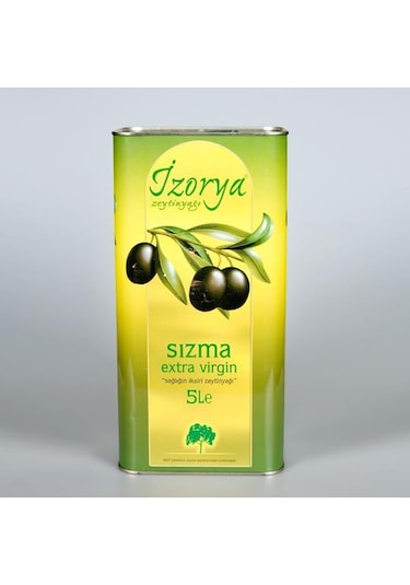 Naturel Sızma Zeytinyağı Teneke Ambalaj 5 L