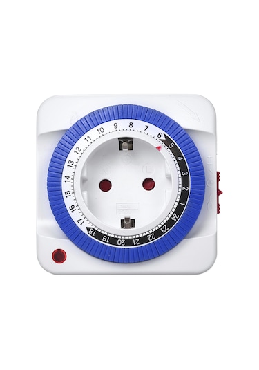 Springsun 24 Saat Tak-çıkar Zamanlayıcı Anahtarı Mekanik Zamanlama Soketi Zaman Kontrol Cihazı