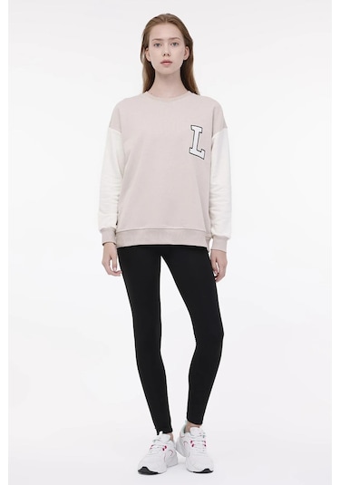 Lumberjack Wb Şardonlu Polar 26ct641 4pr Kadın Tayt Siyah