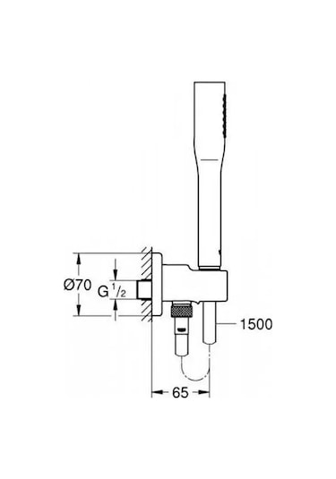 Grohe Euphoria Cosmopolitan Stick Duş Seti 26404000 Krom