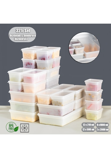 Porsima 2015 32'li Buzluk Buzdolabı Düzenleyici Saklama Kabı Beya