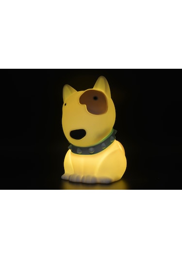Dhink Silikon Şarjlı Gece Lambası Puppy Dog Sam Beyaz