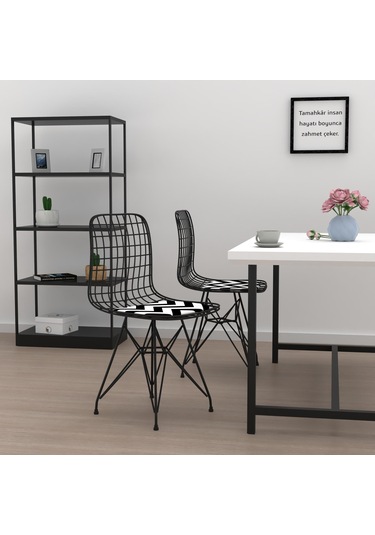 Knsz kafes tel sandalyesi 1 li mazlum syhaldo ofis cafe bahçe mutfak