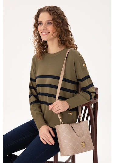 U.s. Polo Assn. Kadın Vizon Çanta 50300288-vr052 Vizon