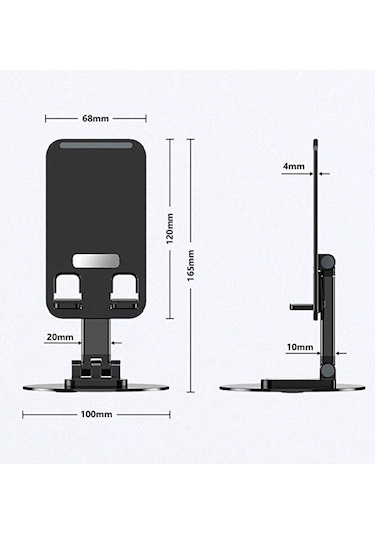 Ayarlanabilir Telefon Ve Tablet Tutucu Stand / Katlanabilir / 360