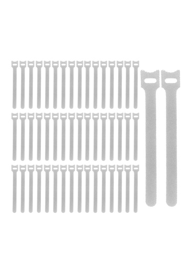 Suntek 50 Parça Serbest Bırakılabilir Kablo Bağları Gri