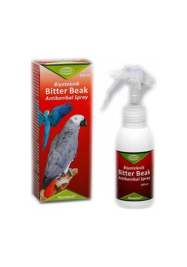 Bitter Beak Kuşlar için Tüy Yolmayı Engelleyici Sprey 100 ML
