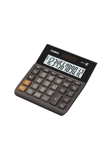 Casio MH-12-BK Masaüstü 12 Hane Hesap Makinesi