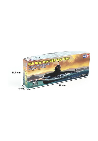 Hobbyboss 83518 1/350 Ölçek Pla Navy Type 039 Song Class, Denizaltı Plastik Model Kiti