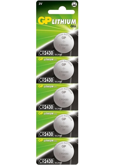 Gp 3v Cr2430 Lityum Pil 5& 39 Li Kart