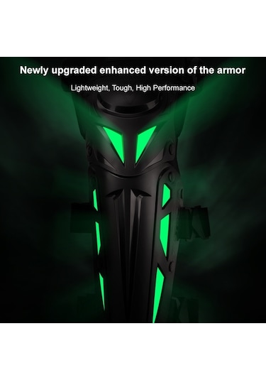 Sones Motolsg MT-05 2'si 1 Arada Motosiklet Bisiklet Sürme Koruyucu Dişli Dirsek Pedleri Yeşil