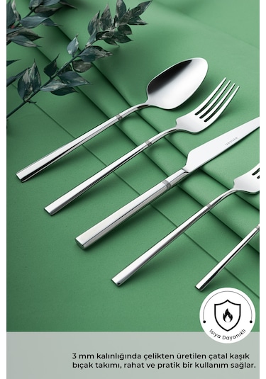 Emsan Penta 30 Parça 6 Kişilik Çatal Kaşık Bıçak Takımı