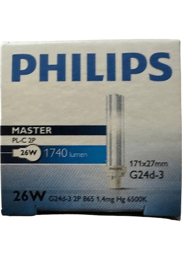 Philips 26w 865 2 Pinli Plc Beyaz 6500k
