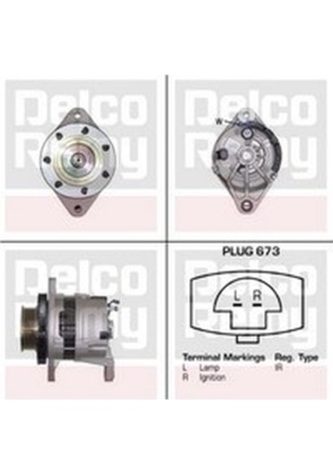 Delco 24V Alternatör Dinamo 45 A Soketli Ig/L Daewoo Doosan N11.268