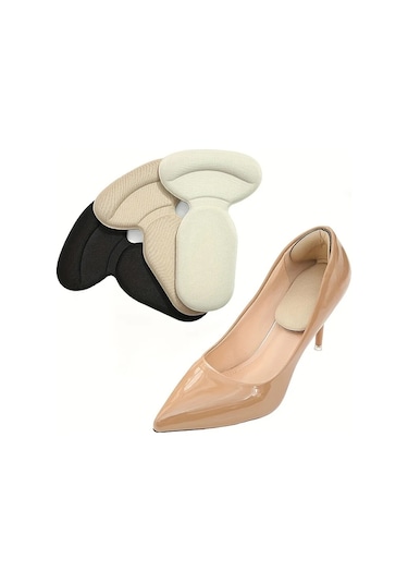 Willowhaven Siyah 1 Çift Topuk Sürtünme Önleyici Ped Kaymaz Tabanlık Rahatlık Ve Koruma