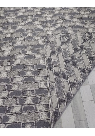 Savan Dokuma Halı Örtüsü 9m² 240 340 Gri
