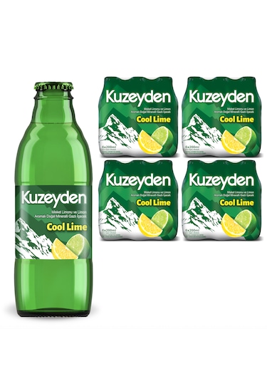 Kuzeyden Maden Suyu Cool Lime 24x200ml