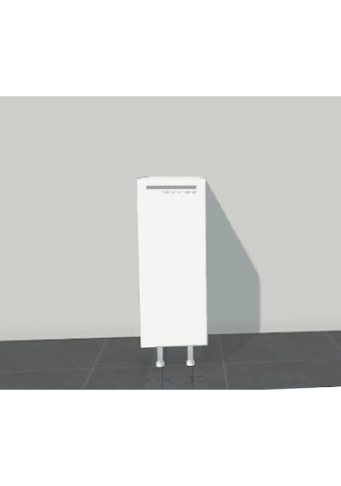 30 Cm Tek Kapak Mutfak Alt Dolabı