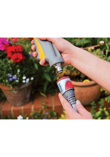 Hozelock 2035H Metal Pro Hortum Bağlantısı Stoplu 1/2"