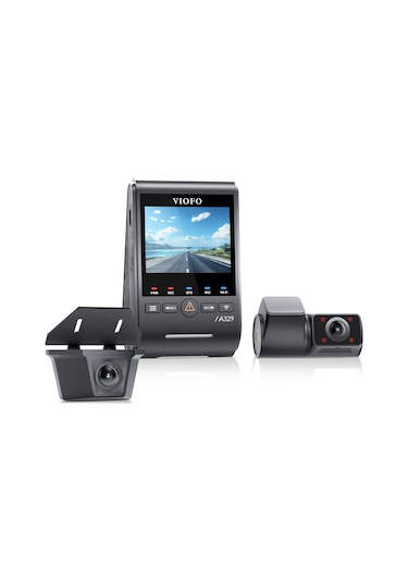 Viofo A329sw 3 Kameralı Ön+iç+arka Dış Su Geçirmez 4k+2k+2k Sony Starvıs 2 Sensör Gps'li Araç Kamerası
