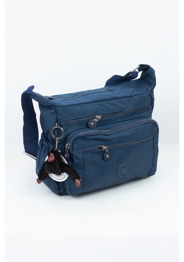 Krinkıl / Klinkır Su Geçirmez Kumaş Çok Gözlü Çapraz Kol Ve Omuz Postacı Çantası Lacivert 5835 Lacivert