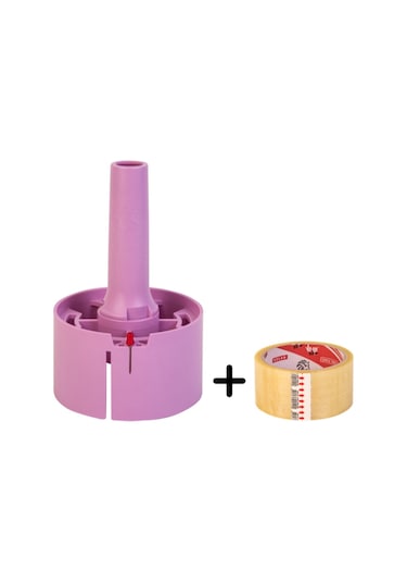 Tuybox Lila 1 Bant 120 Yaprak Koli Bandı ile Tüy Toplar