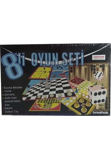 Oyuncak Aile Oyunu 8 Li Masa Oyun Seti