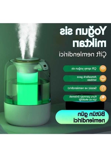Pazly Yeni Sessiz Hava Nemlendirici, Yatak Odası Ve Bebekler İçin Büyük Sprey, Yeşil